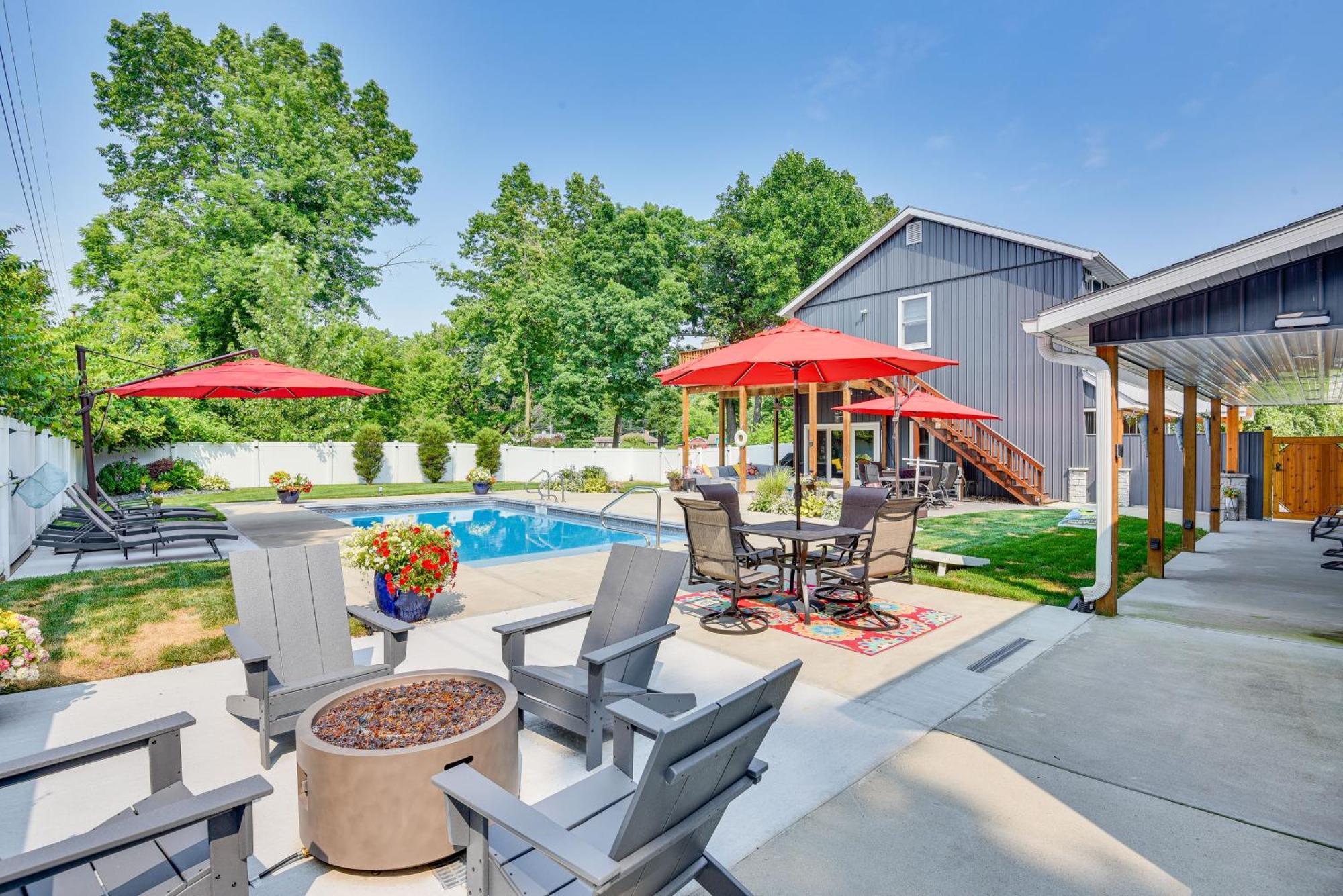Benton Harbor Apt With Balcony And Shared Fire Pit מראה חיצוני תמונה